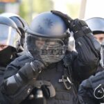 Няколкостотин души излязоха на протест в Лайпциг срещу плановете на американска отбранителна компания да започне дейност в германския град