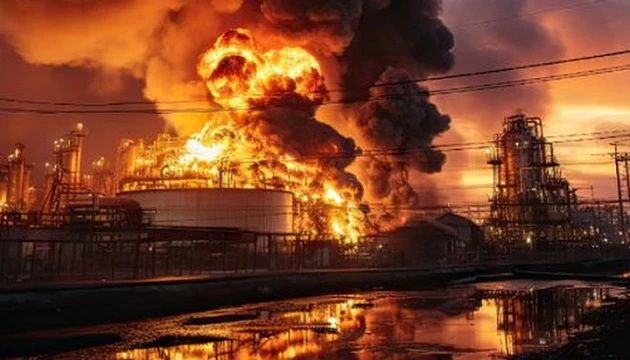 Мощна украинска атака с дронове подпали нефтеният терминал в Санкт Петербург